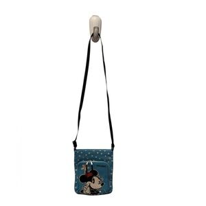 Disney blue Crossbody Bag with Minnie Mouse